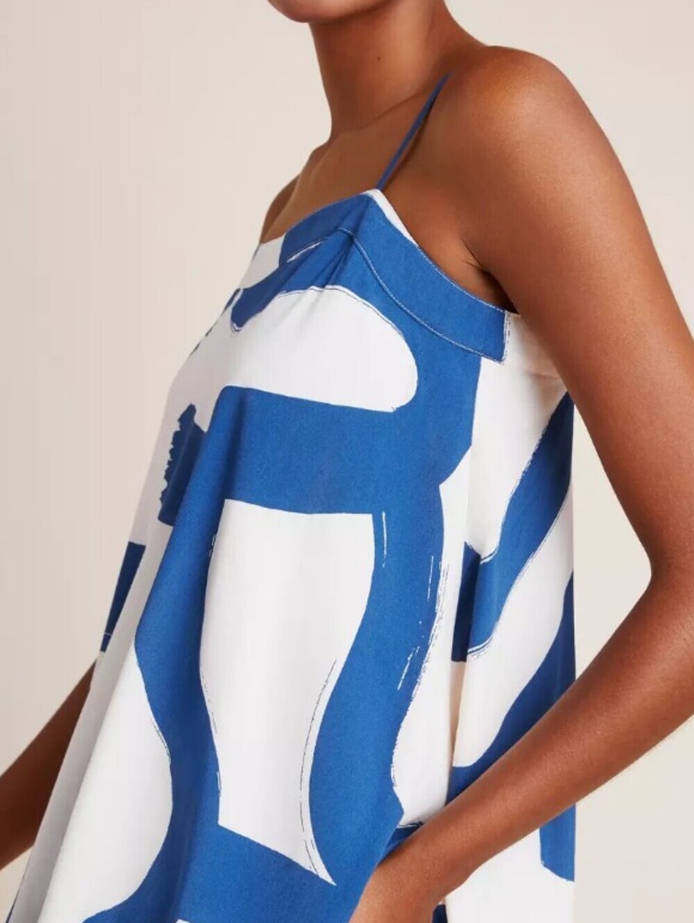 Maeve By Anthropologie Blue And White Flowy Shirt *Small *NWT